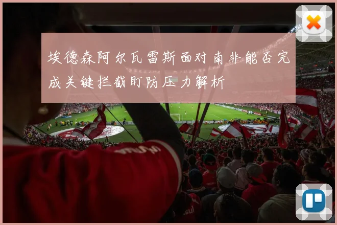 埃德森阿尔瓦雷斯面对南非能否完成关键拦截盯防压力解析